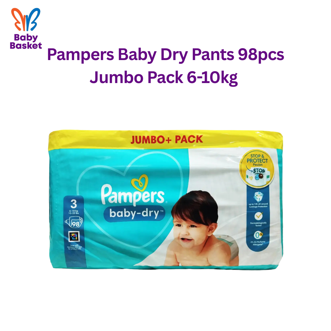Pampers Baby Dry Pants 98pcs Jumbo Pack 6-10kg