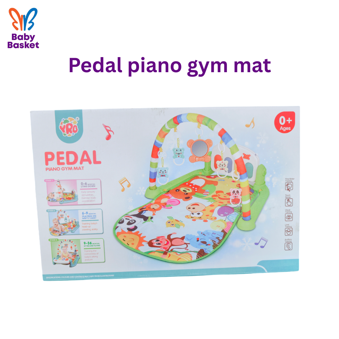 Pedal piano gym mat