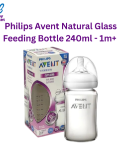 Philips Avent Natural Glass Feeding Bottle 240ml - 1m+ classic