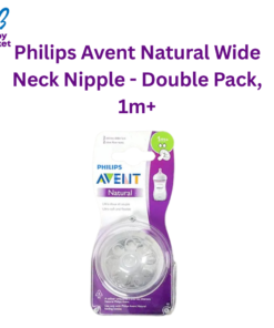 Philips Avent Natural Wide Neck Nipple - Double Pack, 1m+