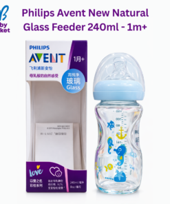 Philips Avent Original New Natural Glass Feeder 240ml - 1m+