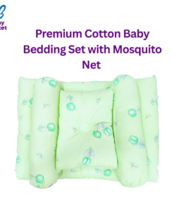 Premium Cotton Baby Bedding Set with Mosquito Net