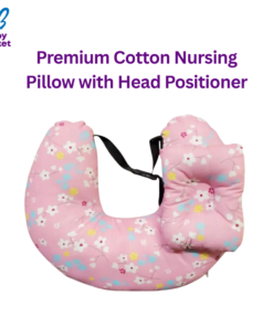 Premium Cotton Nursing Pillow with Head Positioner