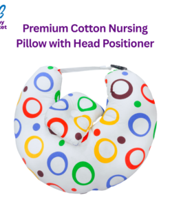 Premium Cotton Nursing Pillow with Head Positioner