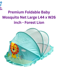 Premium Foldable Baby Mosquito Net Large L44 x W26 inch - Forest Lion