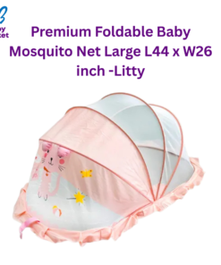 Premium Foldable Baby Mosquito Net Large L44 x W26 inch -Litty