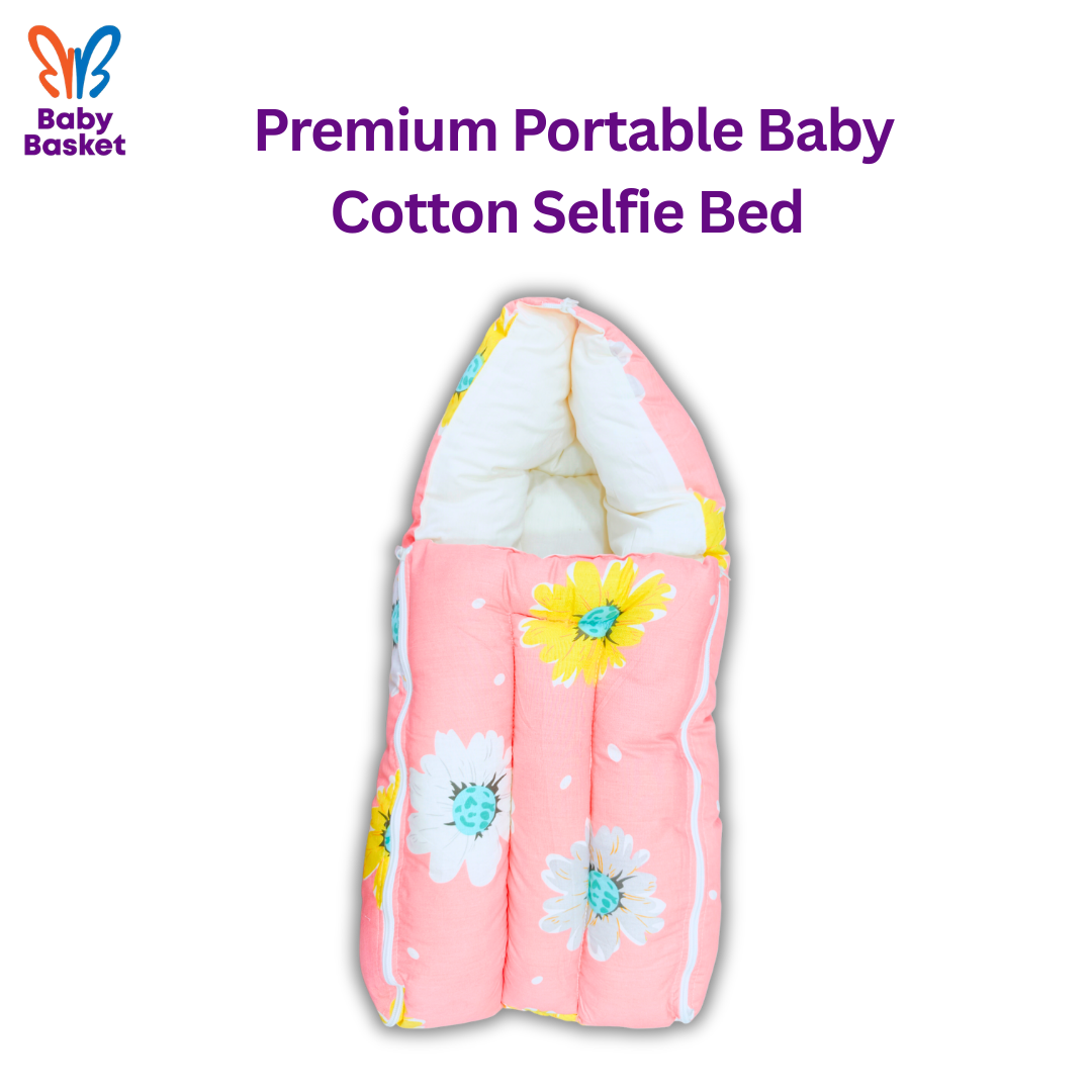 Premium Portable Baby Cotton Selfie Bed