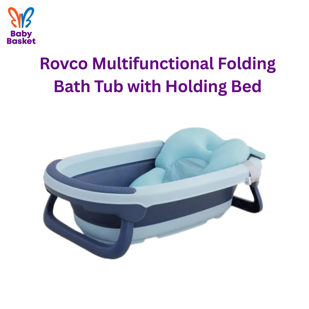 Rovco Multifunctional Folding Bath Tub with Holding Bed