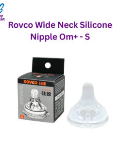 Rovco Wide Neck Silicone Nipple Om+ - S