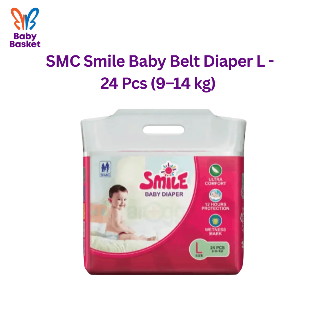 SMC Smile Baby Belt Diaper L - 24 Pcs (9–14 kg)