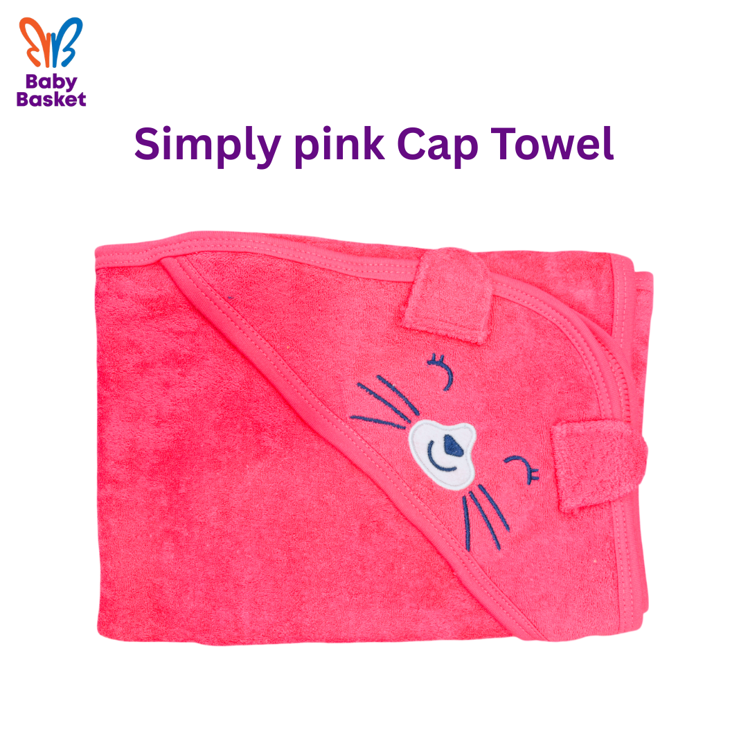 Simply pink Cap Towel