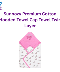 Sunnozy Premium Cotton Hooded Towel Cap Towel Twin Layer