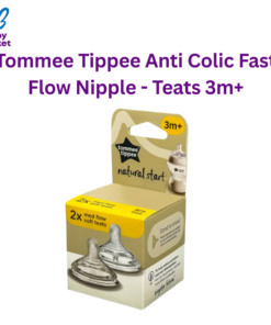 Tommee Tippee Anti Colic Fast Flow Nipple - Teats 2pcs 3m+