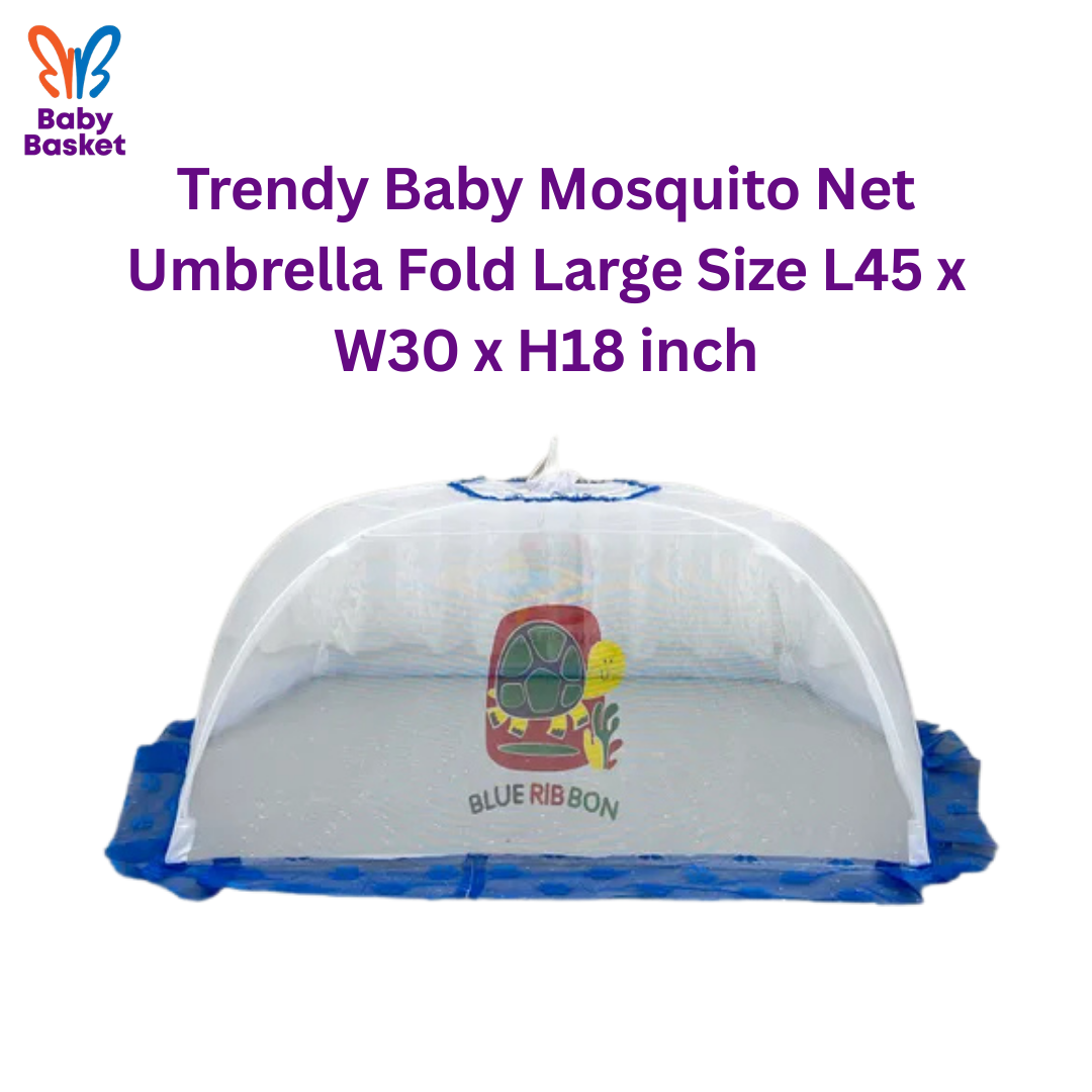 Trendy Baby Mosquito Net Umbrella Fold Large Size L45 x W30 x H18 inch 1