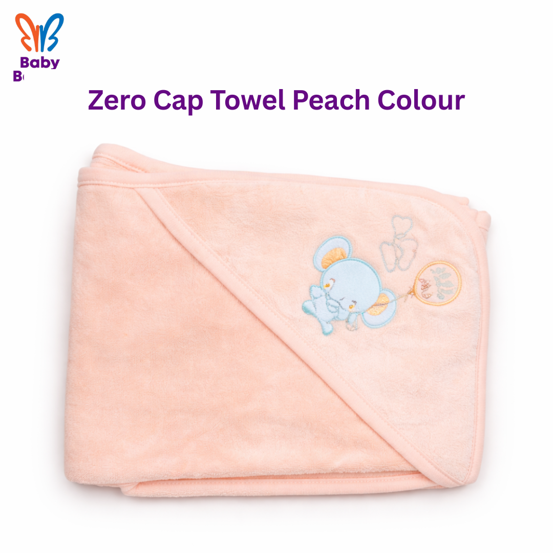 Zero Cap Towel Peach Colour
