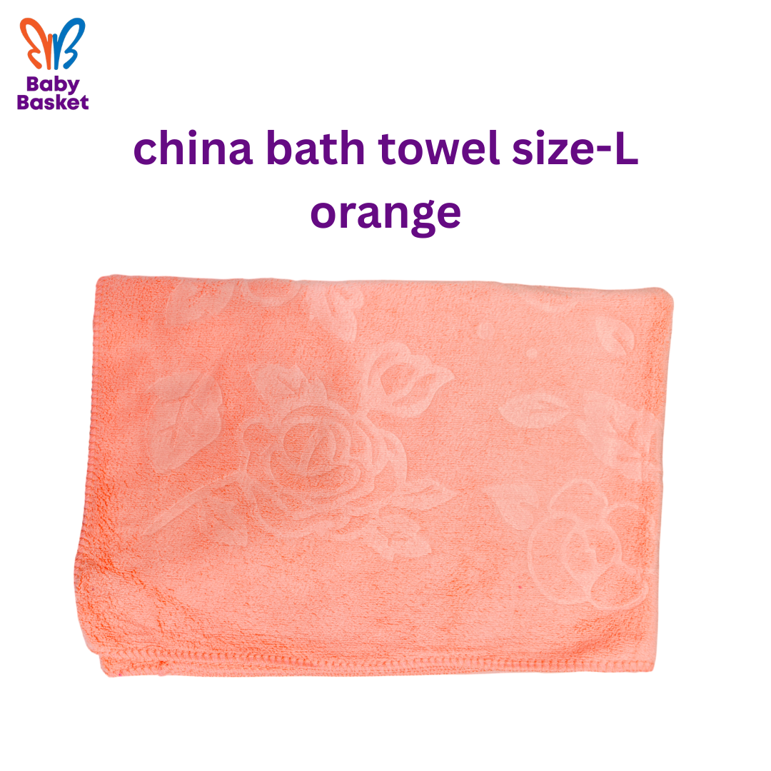 china bath towel size-L orange