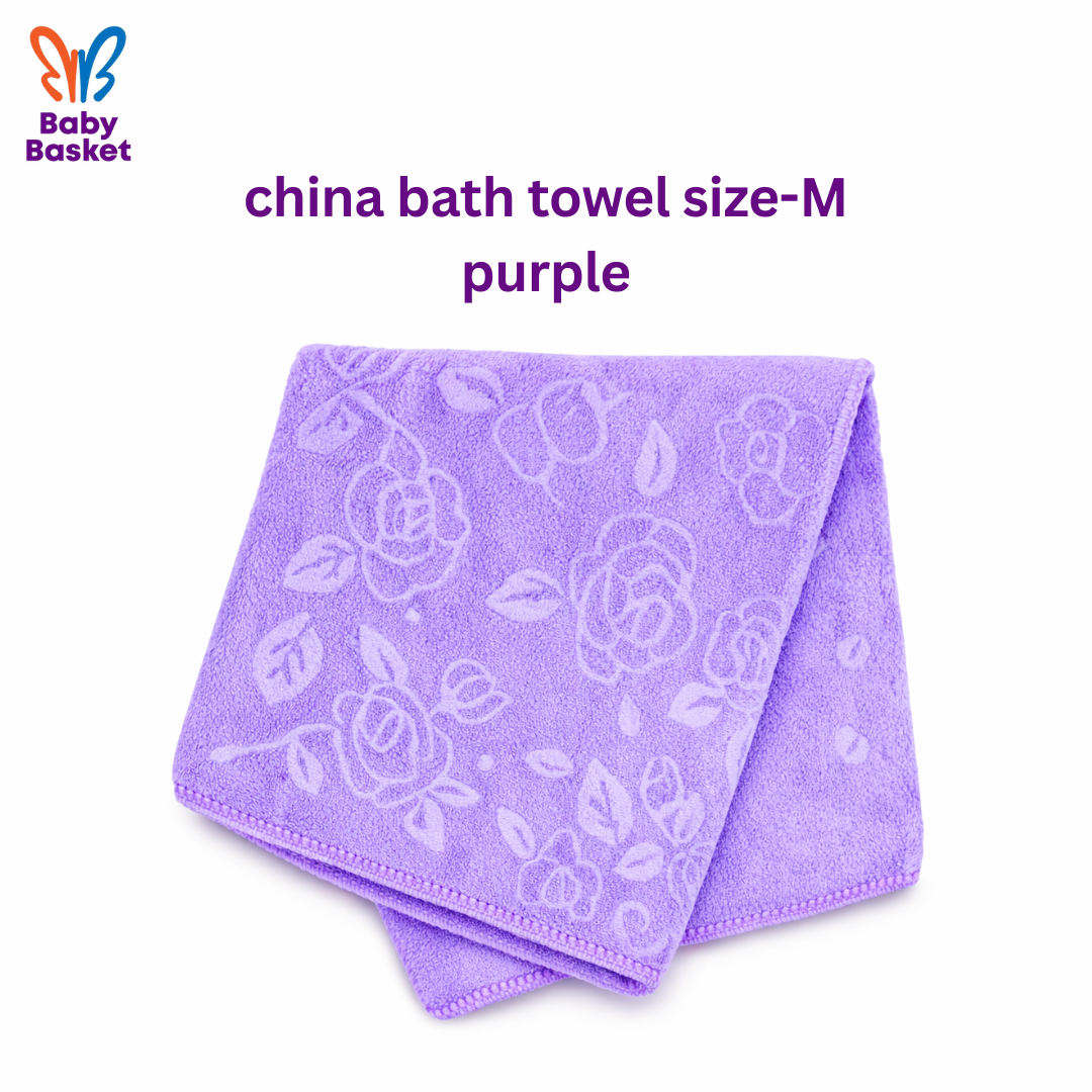 china bath towel size-M purple