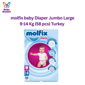 molfix baby Diaper Jumbo Large 9-14 Kg (58 pcs) Turkey