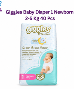 Giggles Baby Diaper 1 Newborn 2-5 Kg 40 Pcs