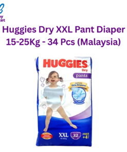 Huggies Dry XXL Pant Diaper 15-25Kg - 34 Pcs (Malaysia)
