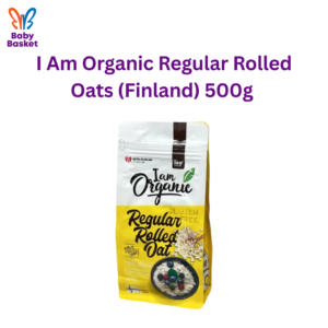 I Am Organic Regular Rolled Oats (Finland) 500g