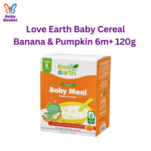 Love Earth Baby Cereal Banana & Pumpkin 6m+ 120g