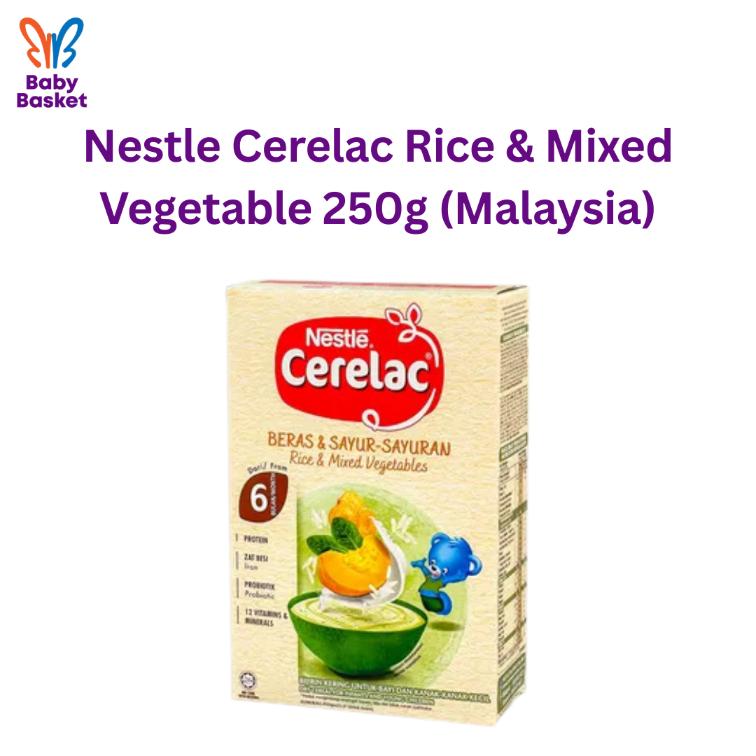 Nestle Cerelac Rice & Mixed Vegetable 250g (Malaysia)