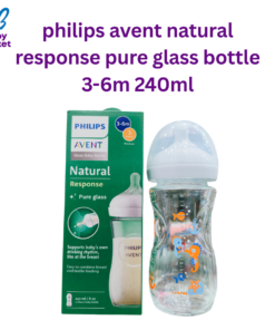 philips avent natural response pure glass bottle 3-6m 240ml France