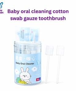 Baby Oral Cleaning Cotton Swab Gauze Toothbrush (30pcs/Box)