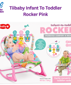 Tiibaby Infant To Toddler Rocker Pink