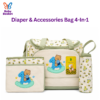 Diaper & Accessories Bag 4-In-1