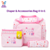 Diaper & Accessories Bag 4-In-1