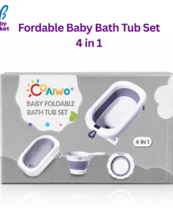 Fordable Baby Bath Tub Set 4 in 1
