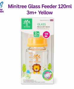 Minitree Glass Feeder 120ml 3m+ Yellow