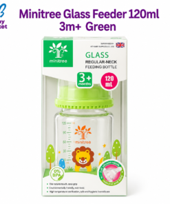 Minitree Glass Feeder 120ml 3m+ Green