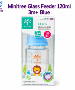 Minitree Glass Feeder 120ml 3m+ Blue