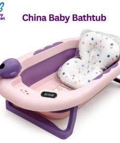 China Folding Bathtub with Bather Purple