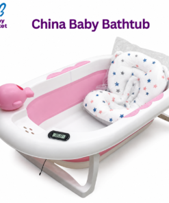 China Folding Bathtub with Bather pink
