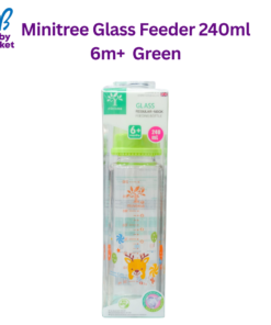 Minitree Glass Feeder 240ml 6m+  Green